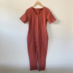 Roolee Cotton Button Down Jumpsuit